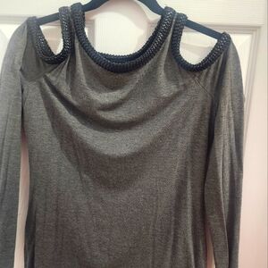 Bailey/44 top cutout holders faux leather embroidery